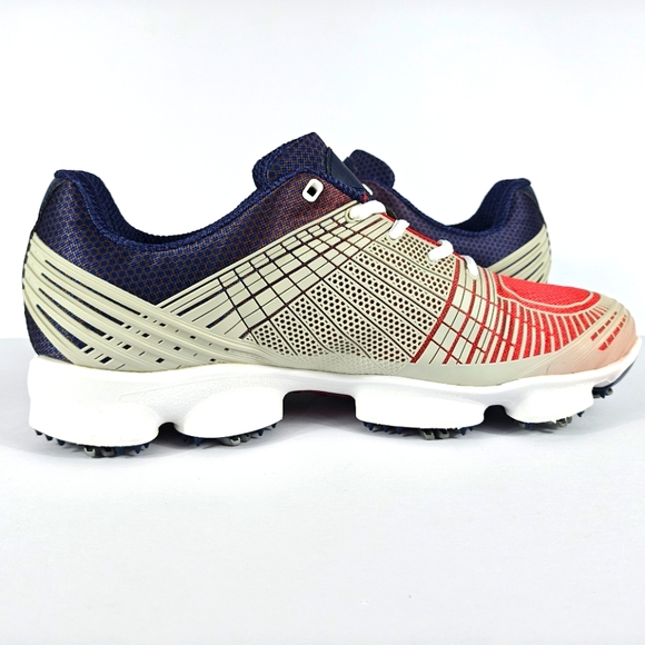 FootJoy HyperFlex Golf Shoes Men’s 10 Red White Blue Athletic Sneakers 51033 - Picture 10 of 16